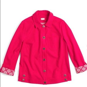 Chicos maraschino cherry jacket